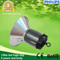 5 year warranty ip65 factory warehouse industrial 150w led high bay light